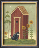 Outhouse with Cat