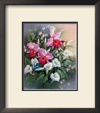 Hummingbirds with Lilies