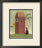 Outhouse with Dog