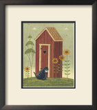 Outhouse with Cat