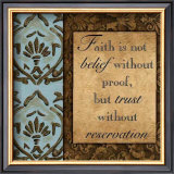 Faith is Not Belief Without Proof