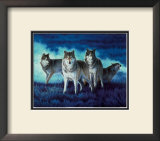 Wolf Group Framed Art Print