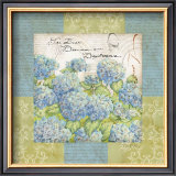 Buy Flowers on Blue I at AllPosters.com
