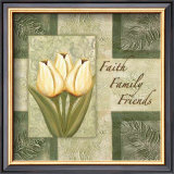 Buy Tulips, Faith Family Friends at AllPosters.com