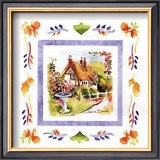 Buy Cottage and Fountain at AllPosters.com