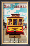 Buy United Airlines: San Francisco, c.1950 at AllPosters.com