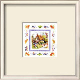 Buy Cottage and Fountain at AllPosters.com