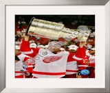 Johan Franzen with the Stanley Cup, Game 6 of the 2008 NHL Stanley Cup Finals; #31