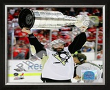 Bill Guerin Game 7 - 2008-09 NHL Stanley Cup Finals With Trophy