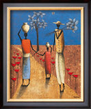 Buy La Famille et l'Arbre Bleu at AllPosters.com