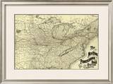 New York, Pennsylvania and Ohio Railroad, c.1887 Framed Giclee Print