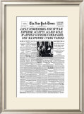 New York Times, August 15, 1945: Japan Surrenders