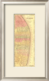 St. Louis Street Map, 1855