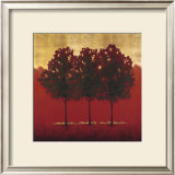 Hot Red Three Framed Art Print