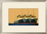 Buy Three New Luxury Ships, LNER Poster, 1935 at AllPosters.com