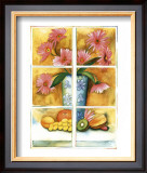 Pink Daisies at the Window
