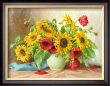 Sonnenblumen Framed Art Print