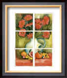 Red Daisies at the Window