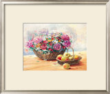 Buy Blumenkorb mit Apfeln at AllPosters.com