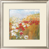 Poppies and Larkspur II