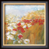 Poppies and Larkspur II
