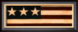 Tri-Star Flag Framed Art Print