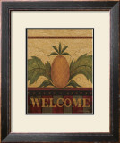 Welcome Pineapple Framed Art Print