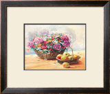Buy Blumenkorb mit Apfeln at AllPosters.com
