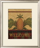 Welcome Pineapple Framed Art Print