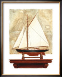 Yacht and Antique Map II