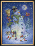 Buy Snowman's Feathered Fun at AllPosters.com