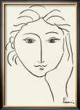 Buy Woman's Face Sketch II at AllPosters.com