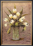 Buy White Tulips in Crystal at AllPosters.com