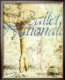 Ballet Nationale Framed Art Print