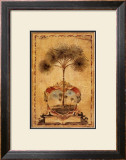 Sunrise Palm Framed Art Print