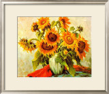 Sonnenblumen III Framed Art Print