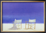 Canvas Chairs on Beach