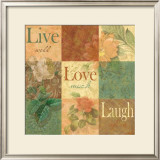 Shabby Chic Nine Patch: Live Laugh Love