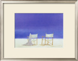 Canvas Chairs on Beach