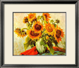 Sonnenblumen III Framed Art Print
