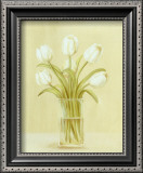 Buy White Tulips in Square Vase at AllPosters.com