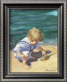 Boy With Horseshoe Crab
