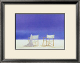 Canvas Chairs on Beach