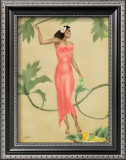 Buy Lady with Red Dress at AllPosters.com