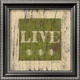 Live Framed Art Print