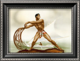Buy Net Fisherman with Outrigger at AllPosters.com