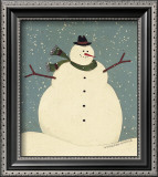 Snowman Framed Art Print