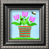 Potted Flowers III
