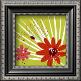 Buy Vert Fleur Orange at AllPosters.com