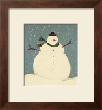 Snowman Framed Art Print
